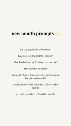 Monthly Journal Prompts, Monthly Reset, Refresh Your Mind, Morning Journal Prompts, Mindfulness Journal Prompts, Monthly Journal, Morning Journal, Journal Inspiration Writing