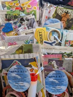 there are many different items in the package for making crafts and crafts with paper machs