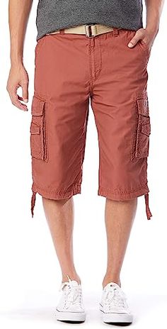 Experience the perfect blend of style and functionality with our Button Closure Cargo Shorts. These shorts feature a classic cargo design with multiple pockets, providing ample storage space for your essentials. The button closure adds a refined touch while ensuring a secure fit. Features: 100% Cotton Button closure Machine Wash Cotton shorts featuring cargo pockets with hook-and-loop flaps and zipper fly with button Adjustable tabs at cuffs Belt Included Size Chart (Inches): Size Waist Inseam 3 Utility Bottoms With Flap Pockets, Utility Shorts With Flap Pockets, Spring Bermuda Cargo Pants With Side Pockets, Utility Bermuda Cargo Pants, Utility Bermuda Shorts With Pockets For Spring, Spring Bermuda Cargo Pants, Utility Cargo Style Bermuda Bottoms, Summer Utility Cargo Shorts With Flap Pockets, Utility Cargo Bermuda Bottoms