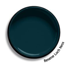 a dark blue plate with the words renne loon nesss on it's side