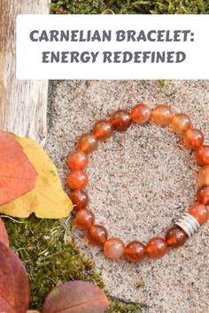 Redefine energy with our Carnelian Bracelet. Certified Carnelian stones bring vitality and self-confidence to your life. Elevate your style and well-being. Healing Carnelian Beaded Bracelets With Natural Stones, Amber Carnelian Beaded Bracelet Gift, Carnelian Beaded Bracelets With Natural Stones As Gift, Spiritual Amber Crystal Bracelet With Gemstone, Carnelian Beaded Bracelets With Natural Stones For Meditation, Spiritual Amber Carnelian Beaded Bracelets, Amber Gemstone Bracelet For Healing, Amber Carnelian Beaded Bracelets - Gift, Amber Agate Beaded Bracelets Spiritual Style