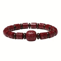 Elevate your style with our Words of Truth Bracelet for Men, featuring a striking red design that exudes confidence and sophistication. Crafted with high-quality materials, this bracelet is the perfect accessory for any occasion. Whether you're dressing up for a special event or adding a touch of flair to your everyday look, this bracelet is sure to make a statement. Key Features: 🔥 Stylish Design: Stand out from the crowd with our eye-catching red bracelet, featuring a sleek and modern design that adds a pop of color to any outfit. 🎁 Perfect Gift: Surprise your loved ones with a thoughtful and meaningful gift that they'll cherish for years to come. Our bracelet is the perfect way to show someone you care. 💪 Durable Construction: Made with high-quality materials, our bracelet is built t Casual Red Bracelets With 8mm Beads, Personalized Red Casual Bracelet, Red Bracelet For Men, Luxury Adjustable Red Bracelets, Mens Ruby Bracelet, Luxury Adjustable Red Bracelet, Stylish Words, Senator Wears, Couples Accessories