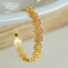 Lace Pattern Diamond Open Bangle - floysun Sliver Earrings, Open Bangle, Recycled Gold, Metal Earrings, Lace Pattern, Lace Design, Gold Bangles, Pearl Jewelry, Gold Vermeil