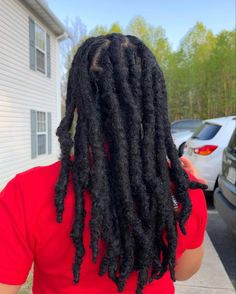 Women With Freeform Locs, Big Locs Black Women, Big Locs Hairstyles For Women, Thick Locs Hairstyles For Women, Combined Locs, Big Dreadlocks, Big Locs