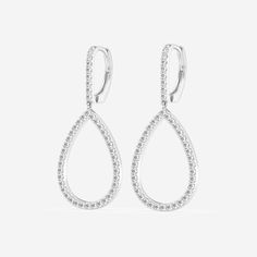 These lab grown diamond teardrop earrings are an unexpected essential in your jewelry collection that will easily loosen up your work look to a fun feminine vibe. We made your wardrobe decisions easy - you're welcome! Work Looks, Badgley Mischka, Teardrop Earrings, Lab Grown, Lab Grown Diamonds, Jewelry Collection, Lab, White Gold, Drop Earrings