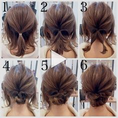 Easy Updos For Medium Hair, Easy Updo, Up Dos For Medium Hair, Medium Short Hair, Easy Hair Updos, Peinados Fáciles Para Cabello Corto, Girl Braids, Summer Hairstyles For Medium Hair, Short Wedding Hair