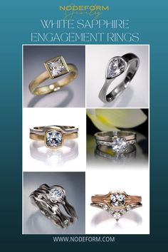 four different types of engagement rings