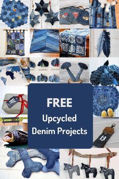 denim projects with the title free upcycled denim projects