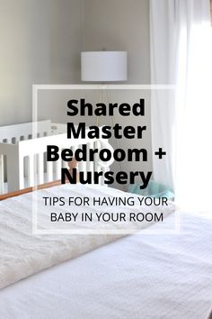 Shared Room And Nursery Ideas, How To Make A Nursery In Your Bedroom, Parents Bedroom With Crib, Nursery Ideas For Shared Bedroom, Master Bedrooms With Nursery, Bedroom Nursery Shared, Master Room And Nursery Combined, Parent And Newborn Shared Room, Co Sleeping Bedroom Ideas