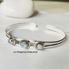 Welcome to our shop, Opal Bangle, 925 Sterling silver Bangle, Dainty Bangle, Designer Bangle, Boho Bangle, Fidget Bangle, Women Bangle, Peace Bangle, Handmade Bangle, Meditation Bangle, Beautiful Bangle, Jewellery Bangle, Gift For Her,, Adjustable Stamped 925 Bangle Bracelet, Adjustable Sterling Silver Gemstone Bangle, Silver Gemstone Bangle Bracelet, Adjustable Silver Bracelet With Gemstone, White Sterling Silver Bohemian Bracelets, Adjustable Silver Gemstone Bracelet, White Bohemian Sterling Silver Bracelets, Bohemian White Sterling Silver Bracelets, Fidget Bracelet