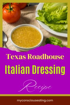 Italian dressing in a small bowl Texas Road House Italian Dressing, Texas Roadhouse Salad, Texas Roadhouse Italian Dressing, Sweet Italian Dressing Recipe, Italian Dressing Recipe, Cracker Barrel Chicken, Italian Dressing Recipes, Grilled Portobello, Thousand Island Dressing