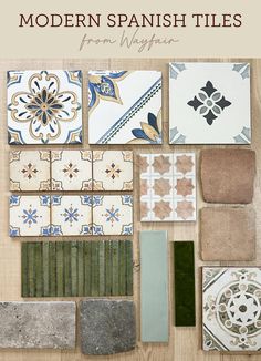 Spanish Tile Roundup: Floor & Wall Tile I’m Loving - Jenna Sue Design Mediterranean Flooring, Spanish Tile Kitchen, Cladding Kitchen, Modern Spanish Style Homes, Spanish Kitchen Design, Backyard Design Plans, Spanish Style Home Interior, Pool Courtyard, Spanish Floor Tile