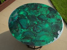 Green Gemstone Coffee Table | Luxury Handmade Stone Furniture