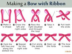 how to make a bow with ribbon step - by - step instructions for beginners