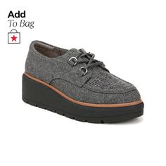 in stock Platform Oxford Shoes, Oxford Platform Shoes, Casual Oxford Shoes, Oxford Platform, Women Oxford Shoes, Womens Wedges, Oxford Fabric, Lug Sole, Nice Day