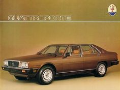 an old car is shown in this ad for quatroprote, the brand's first model