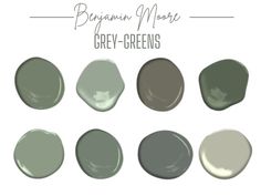 the different shades of gray - green paint are shown in this graphic style, and there is