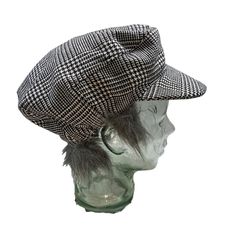 Old Grandpa Plaid Newsboy Costume Hat Os New Without Tags Halloween Costume Old Man Hat, Gray Hair Hat 23.62" 60cm Measurements Approximate I Created Plasma Beamz To Support My Dream Of Being An Independent Designer And Entrepreneur! Check Out My Boutique Stocked With One-Of-A-Kind Items For All Of Your Fabulous Upcycled Fashion Needs! This Product Photography Is The Original Work Of Plasma Beamz. The Use Of These Photos Without Written Consent From The Artist Is Strictly Prohibited. Thank You F 1800 Hats, Hat Reference, Old Man Hat, Square Hat, Hat Making Supplies, Fun Hats, Old Grandpa, Flat Hat, Hair Hat