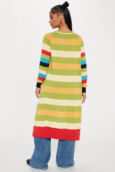 Available In Multi Color. Striped Cardigan Long Sleeve Open Front Striped Long Ribbed Hem 100% Polyester Imported | Piper Striped Cardigan size Medium by Fashion Nova Striped Cardigan, Women Hoodies Sweatshirts, Long Cardigan, Long Sleeve Cardigan, Matching Dresses, Active Wear For Women, Colorful Fashion, Sweater Sizes, Sweater Cardigan