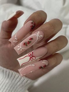 Her Nails, Long Acrylic Nails Coffin, Coffin Shape Nails, Nail Swag, White Nail