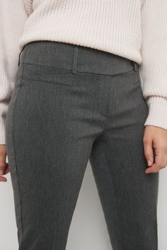 You want to be known for your work but, at the same time, also make a statement with your signature look. These barely bootcut pants let you strike the right balance between flamboyant and subtle. The modern, slightly narrower leg of these pants preserve everything good about the classic bootcut design, while the soft waistband supports and has a slimming effect on your figure. Pair them up with formal or casual tops to easily get the perfect look for any occasion. Faux front and back pockets wi Classic Flare Workwear Bottoms, Classic Flare Pants For Business Casual, Classic Flare Business Casual Pants, Classic Flare Dress Pants For Business Casual, Classic Fitted Flare Dress Pants, Classic Flare Stretch Pants, Classic Stretch Flare Pants, Business Casual Stretch Flare Pants, Stretch Flare Pants For Business Casual