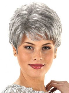 Hairstyles Wavy Short Synthetic Grey Wigs Grey Wigs, Hair Tea, Hairstyles Wavy, Find Hairstyles, Silver Foxes, Short Wavy