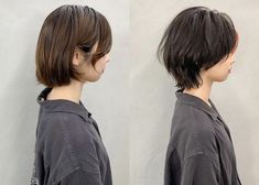 Asian Short Wolfcut, Very Short Wolfcut, Haircut Tomboy, Shortish Hair, Short Hair Tomboy, Korean Short Hair, Really Short Hair, Asian Short Hair