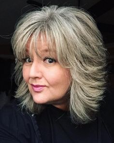 "Elegant Transformations: Gorgeous Hairstyles and Haircuts for Women Over 50. Rediscover Your Radiance! Timeless Looks for Timeless Beauty. Shag Cut Hair, Very Layered Hair Medium Over 50, Waterfall Layers Haircut, 60 Year Old Hairstyles, Feathered Hair, Timeless Looks, Haircuts For Women Over 50