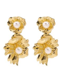 Sku CY-!170350 Material Imitation Pearls , Alloy Feature Flower Shape Occasion Casual , Statement , Vintage Seasons Spring , Summer , Autumn , Winter Type Drop Earrings Color GOLD,SILVER Size One_size Please consult the size chart we provide for this item's measurements to help you decide which size to buy.Please note: There may be 1-3cm differ due to manual measurement. CMINCH Length Width One_size 7 3.7 Gold Earrings With 3d Flowers For Spring, Reindeer Headband, Spring Summer Autumn Winter, Dress Jewelry, Daily Dress, Gold Drop Earrings, Flower Shape, Accessories Necklace, Flower Crown