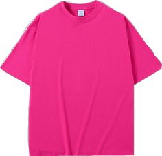 Pink Casual Plain Tops, Casual Plain Pink Tops, Casual Pink Plain Tops, Pink Short Sleeve Solid Color Top, Oversized Pink Plain Tops, Basic Tee, Fall Outfits, Summer Outfits, Collage