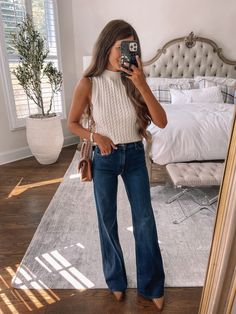 Outfit Ideas Summer To Fall, Southern Fall Outfits 2023, Southern Mama Style, Nola Fall Outfits, Southern Spring Outfits, Southern Classy Outfits, Classy Southern Outfits, Southern Business Casual, Fall Booties Outfit