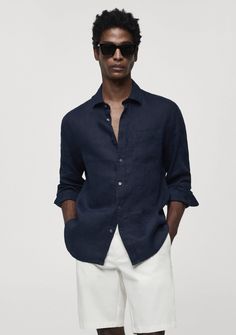 REF. 67045982-AVISPA-LH
Composition: 100% linen Antoine Griezmann, Linen Shirt Men, Fabric Light, Mango Man, Slim Fit Shirt, Linen Shirt, Linen Fabric, Workout Shirts, Patch Pocket