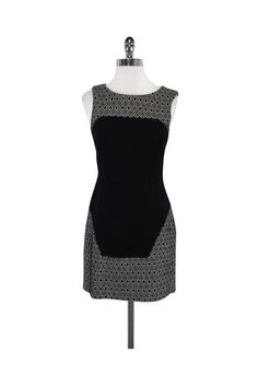 Current Boutique-Tibi - Black & White Diamond Pattern Sleeveless Dress Sz 2 Chic Shop, Buy Shoes Online, 50's Dress, Diamond Pattern, White Diamond, Clothing And Shoes, Sleeveless Dress, Dresses For Work, Cocktail Dress