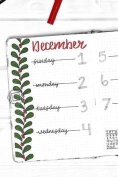 December Weekly Spread, Weekly Spread Ideas, Bullet Journal Christmas, Weekly Log, Crazy Laura, December Bullet Journal, 2020 Aesthetic, To Do Planner, Bullet Journal Hacks