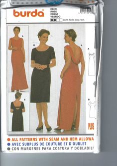 the sewing pattern for this dress is easy to sew