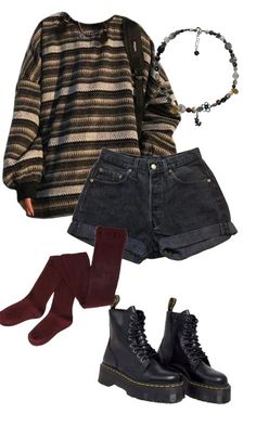 Outfit Inspo 90s Grunge, 80s Fall Outfits, Cute Autumn, Downtown Outfits, Earthy Outfits, Fall Inspiration, Dream Style