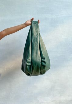 DARK GREEN Large Hobo Bag Soft Leather Hobo Bag Soft - Etsy Green Leather Hobo Bag With Handle Drop, Everyday Green Soft Leather Bucket Bag, Green Leather Tote Hobo Bag, Green Leather Hobo Shoulder Bag, Green Leather Hobo Tote Bag, Green Soft Leather Hobo Bag For Shopping, Green Hobo Bag For Everyday Use, Green Hobo Bag With Leather Handles For Daily Use, Green Leather Bucket Bag For Errands