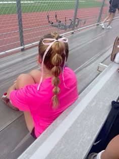 Tournament Hairstyles, Xc Hairstyles, Hairstyle Sports, Lacrosse Hair, Simple Volleyball Hairstyles, Tennis Hairstyles, Tennis Hair, Softball Hair