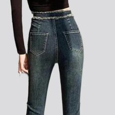 Welcome to the future of street style our 2023 Spring-Summer Collection of Street Jeans for Women! These jeans are crafted with love. reminiscence. and a dash of modern flair to bring you a timeless look you'll love.Why These Jeans Will Become Your FavoriteCombining the best of classic and modern style. these jeans feature a signature bootcut and stonewashed dark raw waistline. along with a elevated-waisted fit for an edgy. flattering look. Plus. the zipper and button closure ensure your jeans s Chic Mid-rise Jeans For Day Out, Chic Non-stretch Jeans With Frayed Hem, Trendy High Rise Cropped Jeans For Day Out, Trendy High-rise Cropped Jeans For Day Out, Medium Wash Stretch Jeans For Day Out, Stretch Jeans In Medium Wash For Day Out, Dark Wash Jeans For Spring Day Out, Trendy Fall Flare Jeans For Day Out, Spring Dark Wash Jeans For Day Out