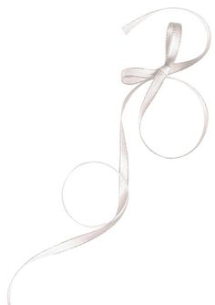 a white ribbon on a white background