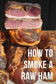 Pork Brine, Bbq Ham, Ham Bbq, Perfect Ham, Meat Preservation, Smoked Ham Recipe, Cured Meat Recipes, Curing Meat, Fresh Ham