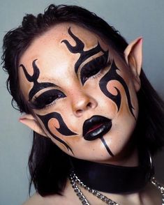 Which Make Up, Fantasy Makeup Ideas Creative, Sfx Makeup Ideas, Faceart Makeup, Halloweenský Makeup, Drag Make-up, Graphic Makeup, Drag Makeup, Halloween Makeup Inspiration