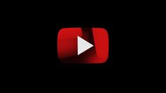 the youtube logo is shown on a black background