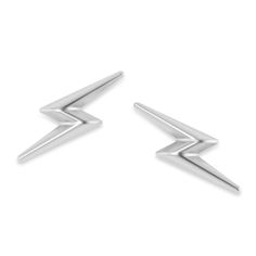 Show your lightning power with Lightning Bolt Earrings 14k White Gold. This elegant earrings are fashioned in polished 14k white gold. To know more visit Allurez's store now. #earrings #earring #earringsoftheday #earringlove #earringstagram #earringswag #earringfashion #earringaddict #earringshop #earringthailand #earringsforsale #earringlover #earringsLover #earringsaddict #earringshandmade #earringsfashion #earringsthailand #earringsshop #earringslove #earringsph #earringdesign #earringparty Lightning Powers, Bolt Earrings, Lightning Bolt Earrings, Earring Jackets, White Gold Set, Earring Crafts, Lightning Bolt, Elegant Earrings, Designer Earrings