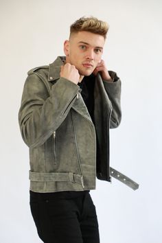 Made from 100% genuine leather In The UK, this biker jacket is an all time classic Marlon Brando style jacket. Soft, warm and comfortable and come in all sizes from 6 to 18. It has top button closure on the collars, silver zippers on front as well as on the sleeves and pockets. Fully lined inside. Made to last a long time without wear and perfect for rough day to day use. Rugged Leather Jacket For Winter Biker Events, Rugged Leather Jacket For Biker Events In Winter, Casual Leather Jacket For Biker Events In Winter, Rugged Leather Jacket For Winter Streetwear, Rugged Winter Biker Jacket With Zipper Closure, Leather Biker Jacket For Winter Urban Adventures, Rugged Leather Jacket For Winter Motorcycling, Biker Leather Jacket For Fall, Rugged Biker Jacket For Fall