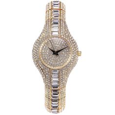 Luxury Rhinestone Watch 18K Gold Women Wedding Jewelry Brand Name: Genuine-Gemstone Movement: QUARTZWater Resistance Depth: 3BarClasp Type: Bracelet ClaspStyle: LuxuryCase Material: Gems & StonesBoxes & Cases Material: PaperFeature: Water ResistantFeature: Shock ResistantBand Material Type: Stainless SteelDial Diameter: 30mmBand Length: 21cmDial Window Material Type: HardlexCase Thickness: 10.5mmBand Width: 14mmCase Shape: RoundOccasions: Christmas Gift Anneversary Weddig Party Brithday Appointm Diamond Watches Women, Colorful Stones, Rhinestone Watches, Swiss Army Watches, Gold Watches Women, Watches Women, High End Watches, Womens Watches Luxury, Fashion Watch