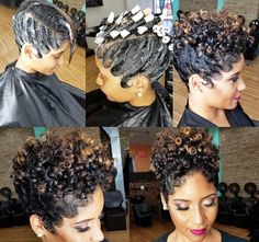 @shaemzhairnurse Wet Set, Makeup Tip, Short Sassy Hair, Pelo Afro, Sassy Hair, Hairstyle Gallery