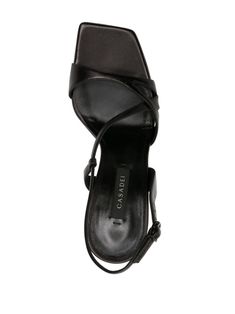 Geraldine black leather sandals, smooth grain, multi-way stripe pattern, buckle-fastening slingback strap, square open toe, branded leather insole, 100mm sculpted heel, leather outsole HEEL: 11. 0 CentimetresComposition: Leather, 100% Slingback Shoes, Black Shoes Women, Black Leather Sandals, Sneaker Wedge, Manolo Blahnik, Black Sandals, High Heel Shoes, Women's Shoes Sandals, Leather Sandals