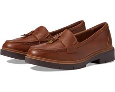 Clarks Westlynn Bella | Zappos.com Clarks Loafers Women, Clark’s Women Shoes, Comfortable Brown Slip-on Loafers, Women’s Brown Loafers, Brown Loafers For Work, Medium Width, Women's Flat Shoes, Shoe Image, Brown Flats, Round Toe Shoes