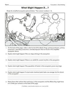 an animal worksheet with the words what might happen?